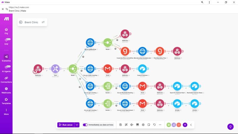 Brent Clinic Scheduling Workflow